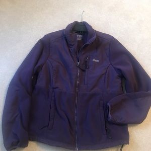 Calvin Klein purple jacket.